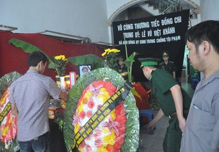 Truy phong, thăng hàm cho 2 chiến sĩ hy sinh tại cửa khẩu Quảng Ninh